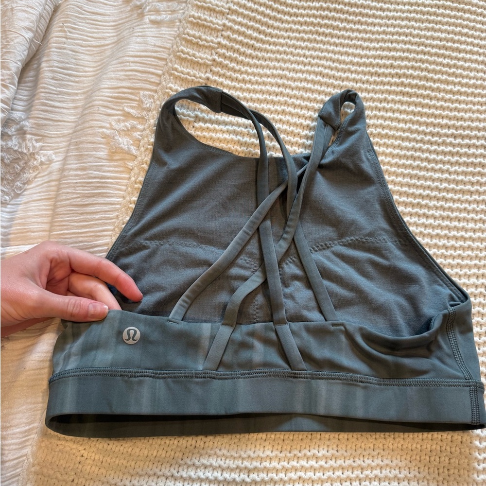 lululemon athletica Charcoal Sports Bra